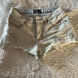 Abercrombie & fitch distressed shorts